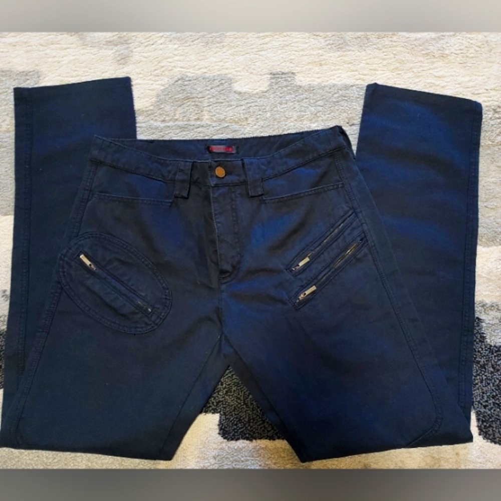 Roberto Cavalli-Men's 32'W x 32'L Black Pants.